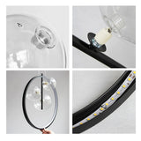 Nordic Bubble Glass Pendellamper med Ring