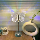 Butterfly Crystal Bordlampe