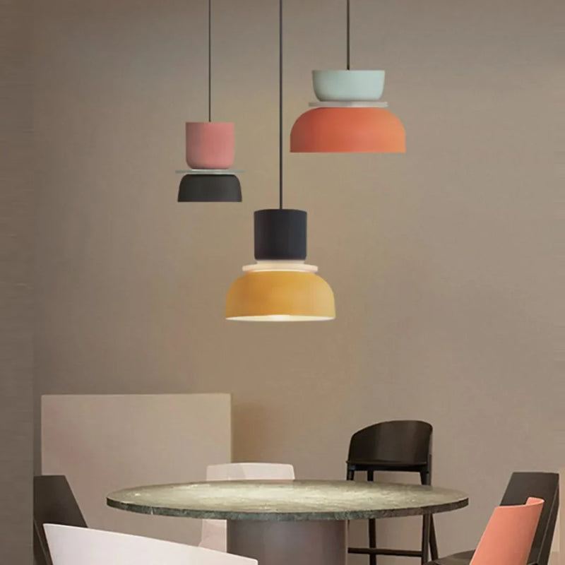 Dulcy Color Block Nordic Pendellampe