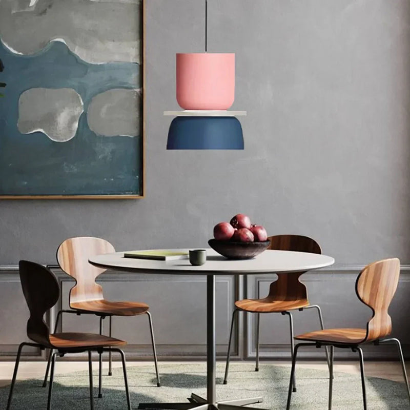 Dulcy Color Block Nordic Pendellampe