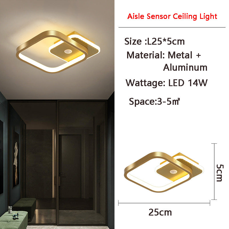 Menneskelig PIR-bevegelsessensor LED-Taklampe